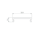 Экран ARH-LINE-3750A-2000 FROST (Arlight, Пластик)