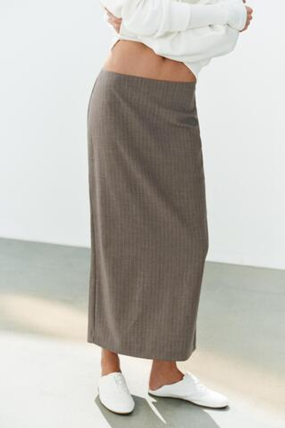 ЮБКА МИДИ В ТОНКУЮ ПОЛОСКУ — ZARA