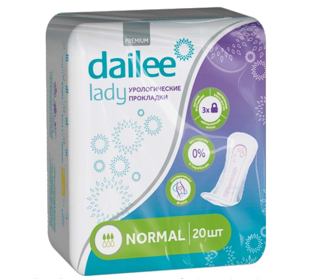Прокладки урологические для женщин DAILEE lady NORMAL