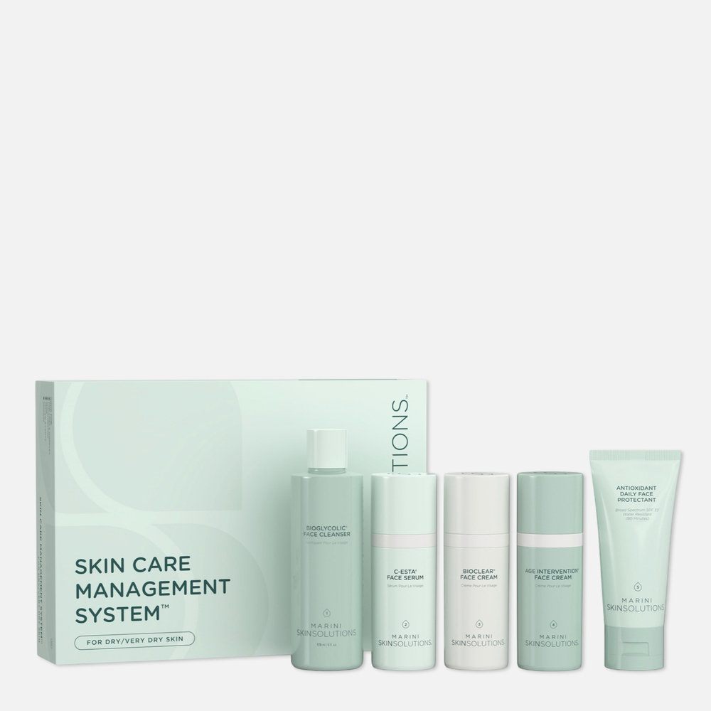 MARINI SKINSOLUTIONS Skin Care Management System (Dry-Very Dry) SPF 33 Система ухода для сухой и очень сухой кожи с SPF 33