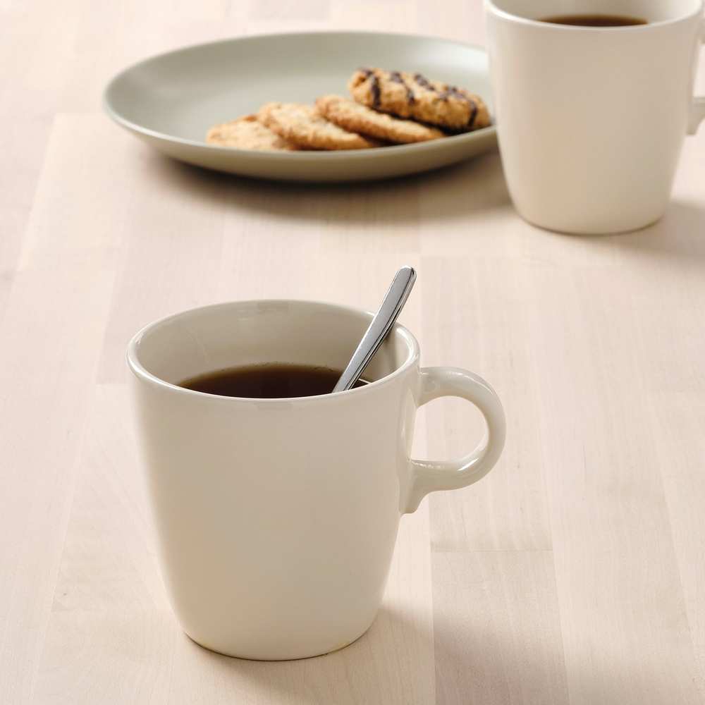 IKEA FÄRGKLAR  (ИКЕА ФЭРГКЛАР)  -  Кружка - глянцевый бежевый 37 сл
