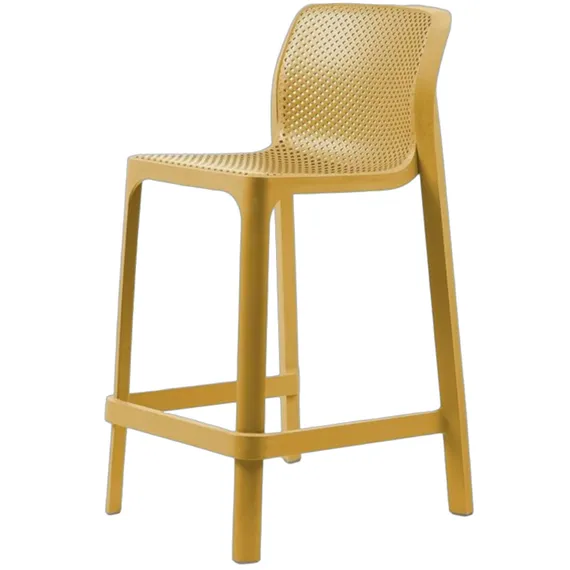 Полубарный стул Net Stool Mini 65 см горчичный