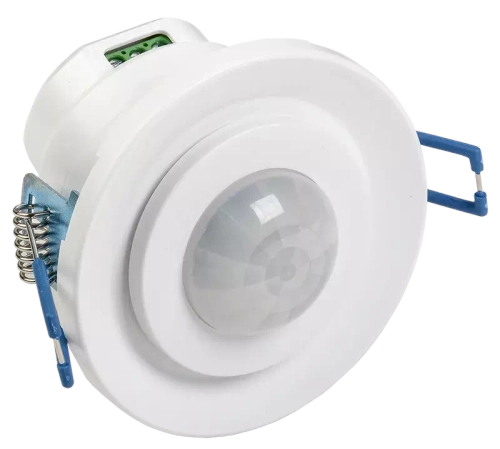 Датчик движения ДД 401 бел 800Вт 360гр 8м IP20 ИЭК  LDD11-401-800-001