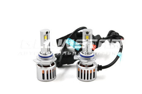 Cветодиодные лампы HIR2 (9012) Sariti F9 с вентилятором, 5500К, 12V, 70W Customized-3570 (комплект, 2шт)