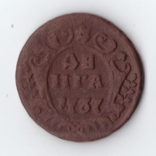 денга 1737 Анна Иоанновна