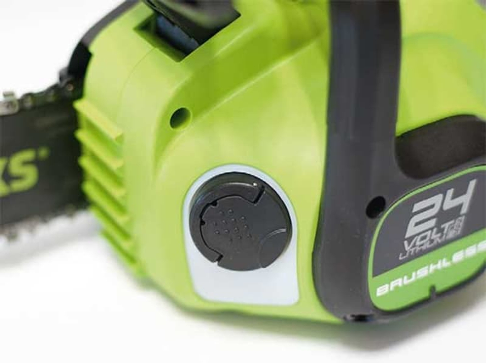 Цепная пила аккумуляторная Greenworks Арт. 2007007, 24V, 30см, бесщеточная
