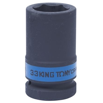 Цена на KING TONY (843533M) Головка торцевая ударная глубокая шестигранная 1", 33 мм
