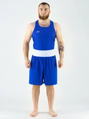 C117 Шорты боксерские Clinch Olimp синие