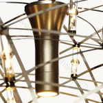 Pendant design lamp  Raimond Dome by Moooi (Gold,  D 79 cm)