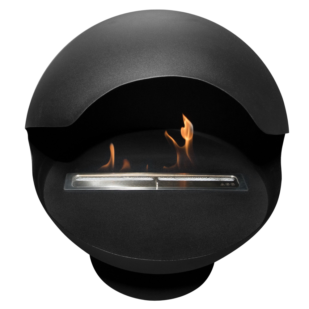 Каминокомплект:Биокамин Firelight BFP/F-55 Sphere+Набор керамических камней М, белые