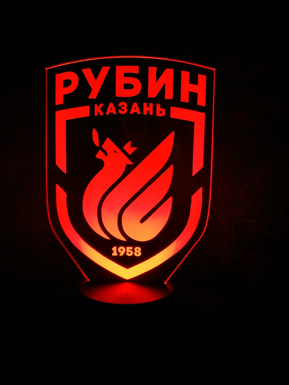 3D Светильник "ФК Рубин"