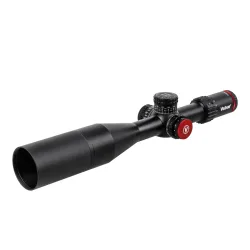 Прицел оптический Veber Wolf Alfa 5-25x56 SF FFP TR3 - вид сбоку с настройкой