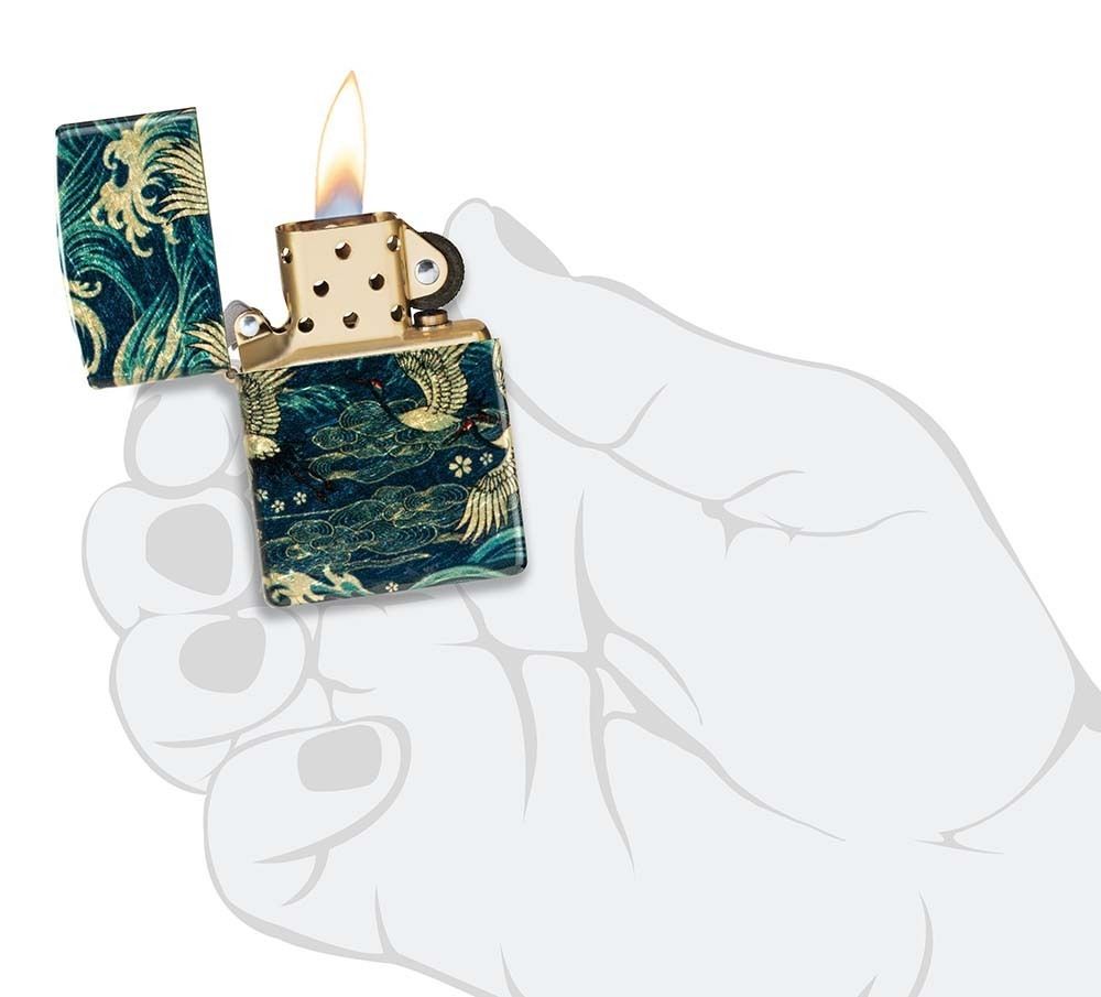 Зажигалка Zippo Eastern с покрытием 540 Tumbled Brass (48684) 5