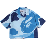 A Bathing Ape Bathing Ape Ss26 Shirts Polyester Summer 0zxsrw304322q синий