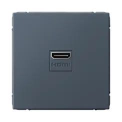 Розетка HDMI Systeme Electric ArtGallery Грифель GAL000780