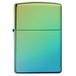 Зажигалка зеленая глянцевая Zippo Classic с покрытием High Polish Teal