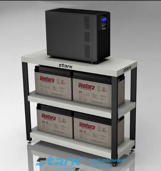 Комплект ИБП SC 5000 online + GPL 12-75 х 4 шт. + стеллаж MINI