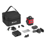 Лазерный уровень м-призм. ML 360-4 Basic SET, 30 м, зеленый луч, акк. Li 3000 мАч, сумка// MTX