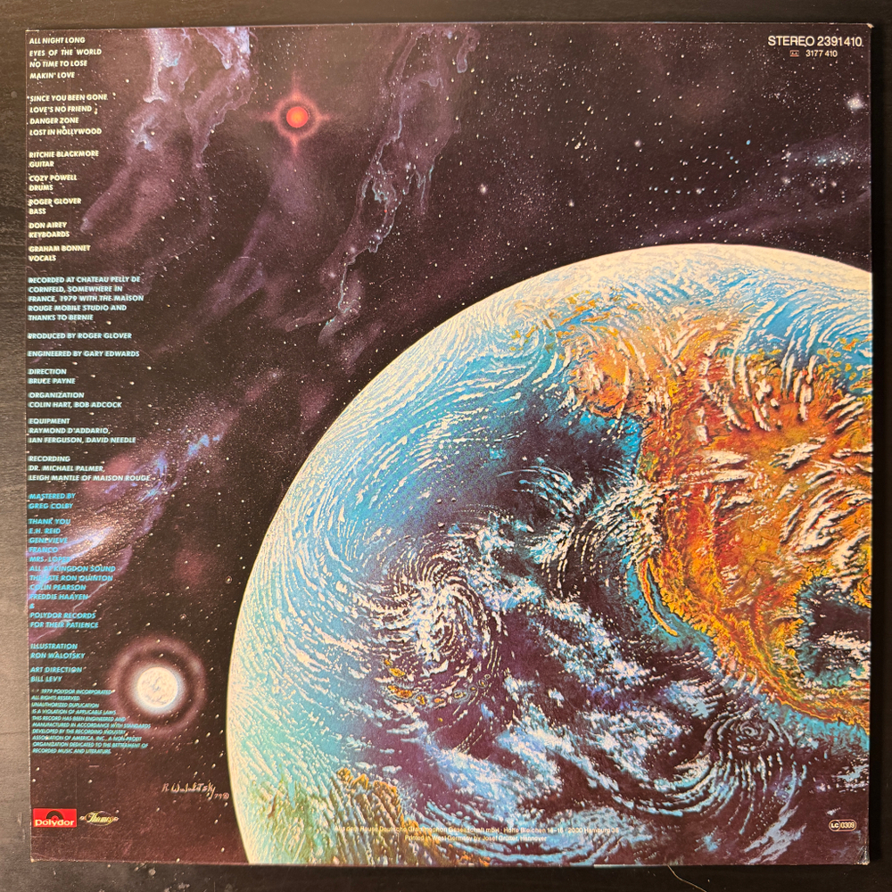 Rainbow - Down To Earth (Германия 1979г.)