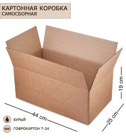 GAEM Art ГК-34 Коробка 4-х клапанная гофрокартон 440х250х190