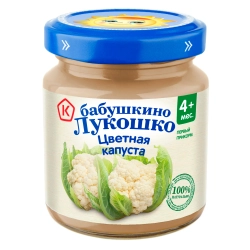 Пюре Бабушкино лукошко Цветная капуста с 4 мес 100 г