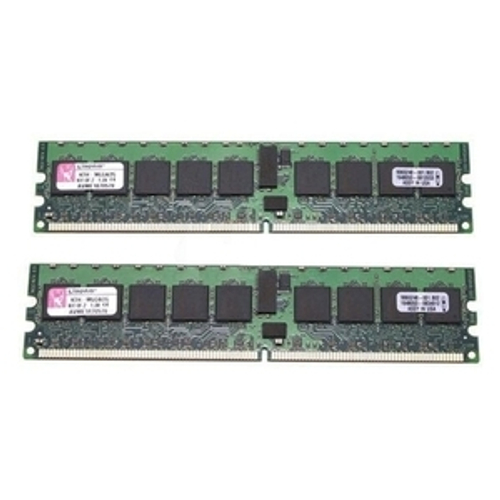 Серверная оперативная память DIMM DDR2 4Gb, 2x2Gb, 400Mhz, Kingston, ECC, REG, CL3, 1.8V (KTH-MLG4SR/4G)