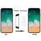 Стекло под переклейку для iPhone 7 белое