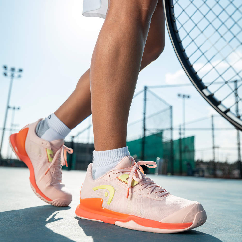 Женские Кроссовки теннисные Head Sprint Pro 3.5 Women - salmon/lime