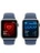 Умные часы Apple Watch SE 2024 GPS 44 мм Silver Aluminium Case with Denim Sport Band - M/L