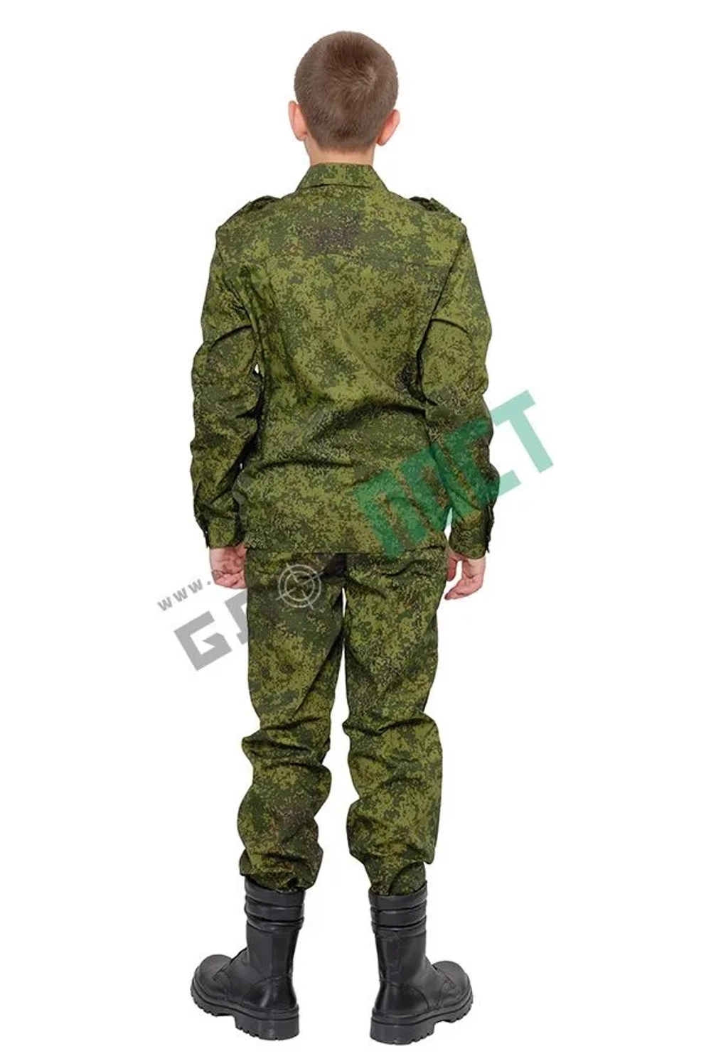 Костюм детский / подростковый ОФИЦЕРСКИЙ (куртка+брюки) БлокПост рип-стоп цифра-тетрис