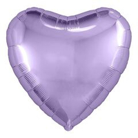 Сердце 19" Фиолетовый Пастель Agura