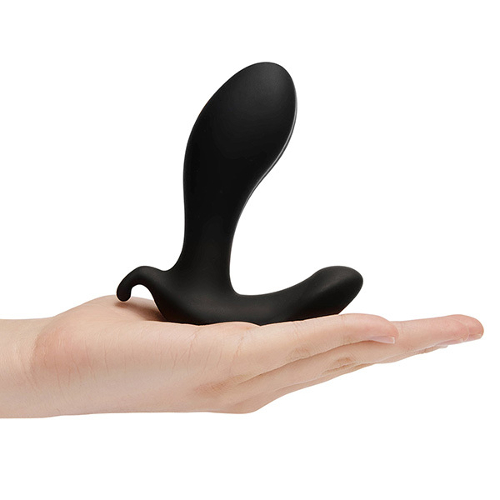Черный анальный стимулятор с расширением и вибрацией b-Vibe Expand Plug BV-048-BLK