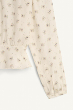 Блузка с узором и шнурками, ограниченная серия - ZARA