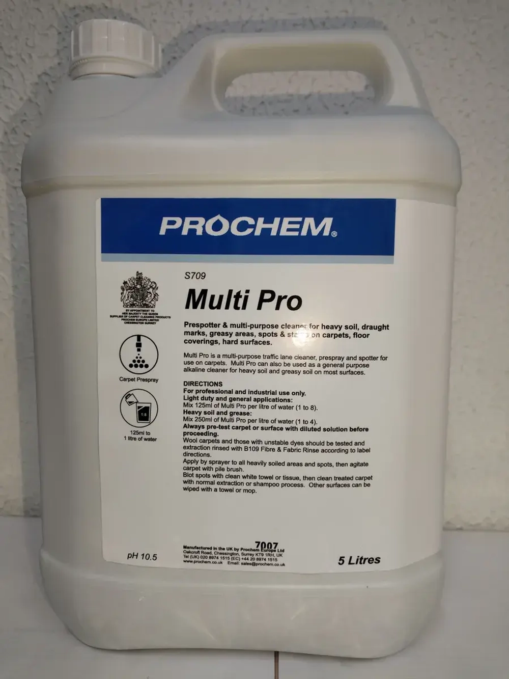 Prochem Multi Pro 5l Средство для замачивания пятен