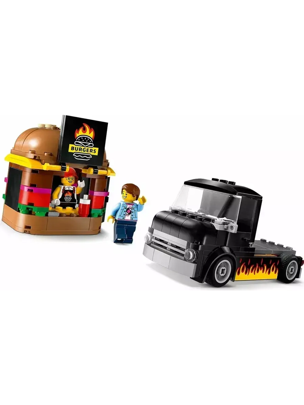 Конструктор LEGO City 60404 Бургерная на колесах