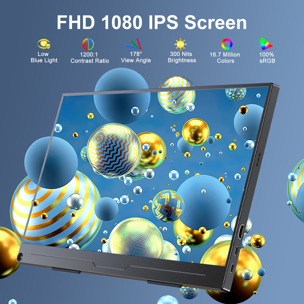 15.6" Портативный игровой монитор UPERFECT Uplays-T03 1920x1080, 60 Гц, IPS