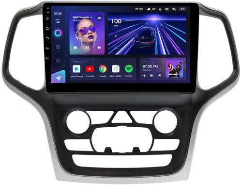 Магнитола для Jeep Grand Cherokee WK2 2013-2022 (взамен ШГУ 8.4", рамка большая) - Teyes CC3 монитор 9" QLED на Android 10, Быстрая, CarPlay, 4G SIM-слот
