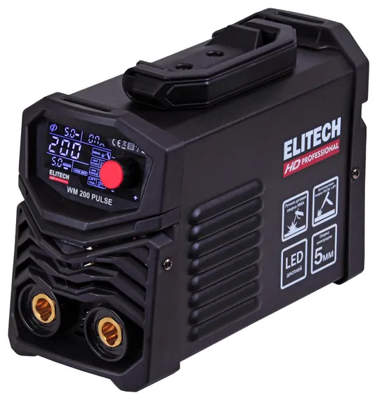 Сварочный инвертор "ELITECH" HD WM 200 PULSE 204466