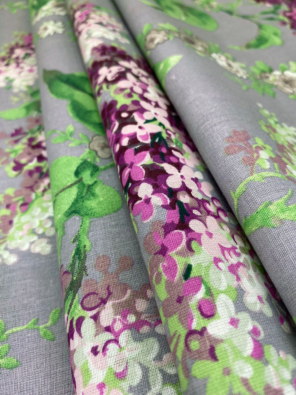 Пододеяльник перкаль Сказка "Сирень/Аромат сирени" евро на молнии 200x215 см