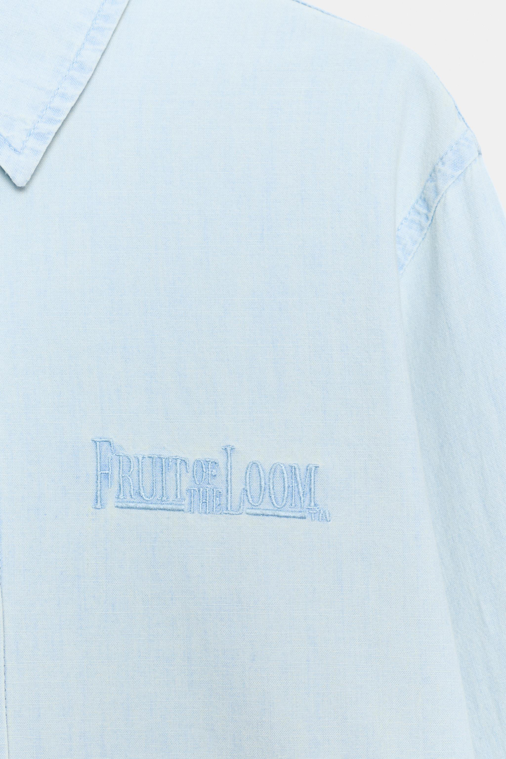 ДЖИНСОВАЯ РУБАШКА FRUIT OF THE LOOM™ — ZARA
