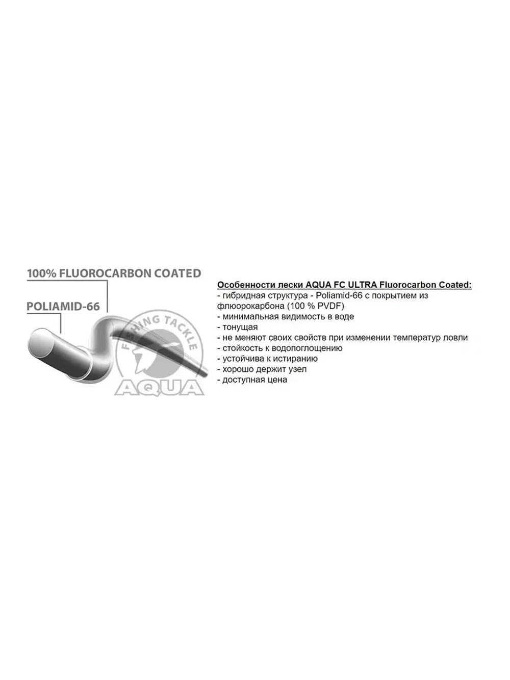 Леска FC ULTRA Fluorocarbon Coated зимняя 0,12 мм 1 шт
