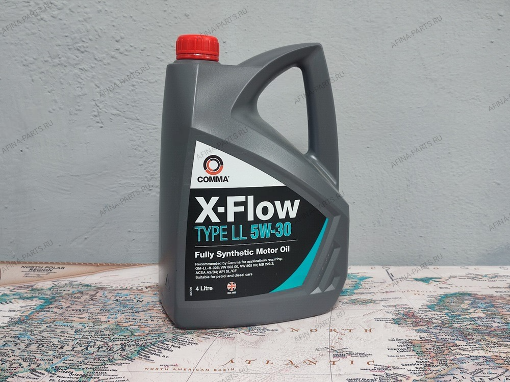 Масло моторное COMMA X-FLOW LL 5W30