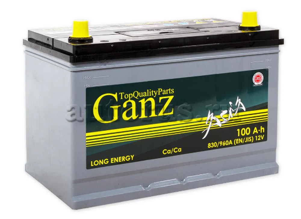 Аккумулятор 6CT-100 А.ч., о.п., R+, GANZ ASIA