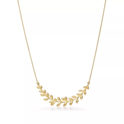 Подвеска из жёлтого золота 18k, Tiffany 🌿 Olive Leaf Large - Paloma Picasso
