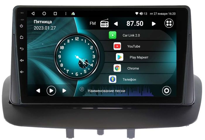 Магнитола для Renault Megane 3 2009-2017 - Vaycar VA63-0145 на Android 13, Быстрая, 4G SIM-слот