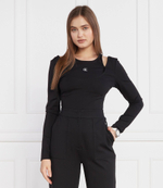 Блузка DOUBLE LAYER MILANO CALVIN KLEIN JEANS - черный(J20J221416)