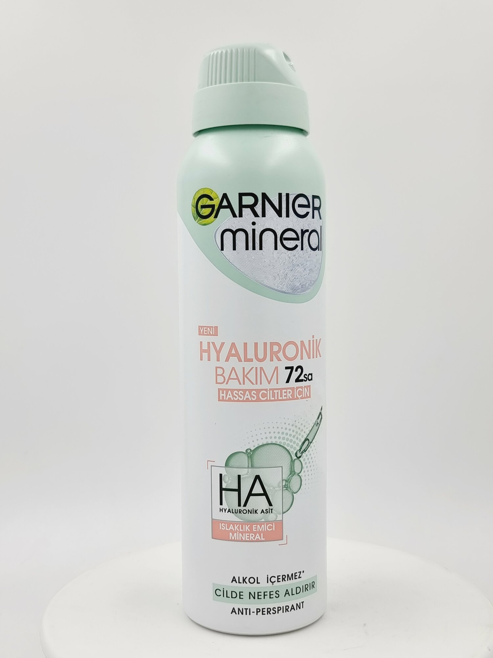 Дезодорант-спрей Garnier Mineral Hyaluronic Care 72 ч 150 мл (Франция)