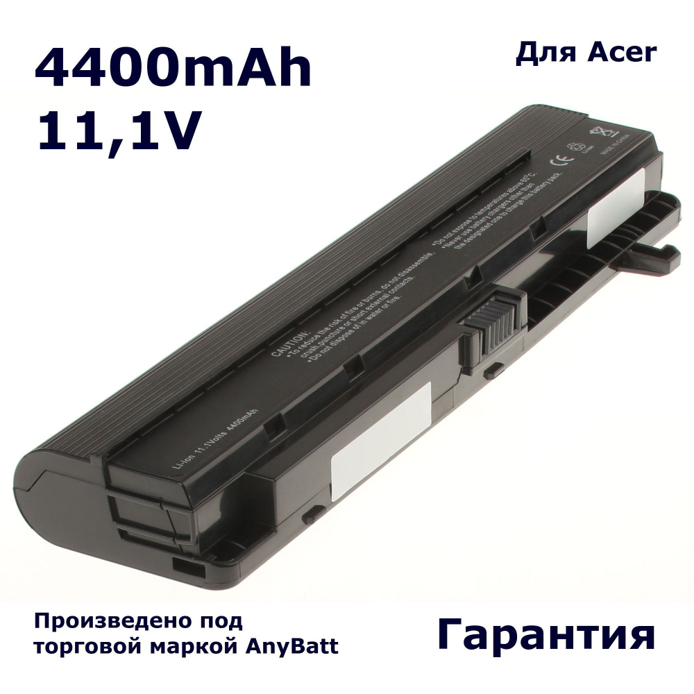 Аккумулятор AnyBatt 4400mAh, для Ferrari 1000 TravelMate 3012WT3000 3010 3020 3040 3002WT3043 3004WTMi