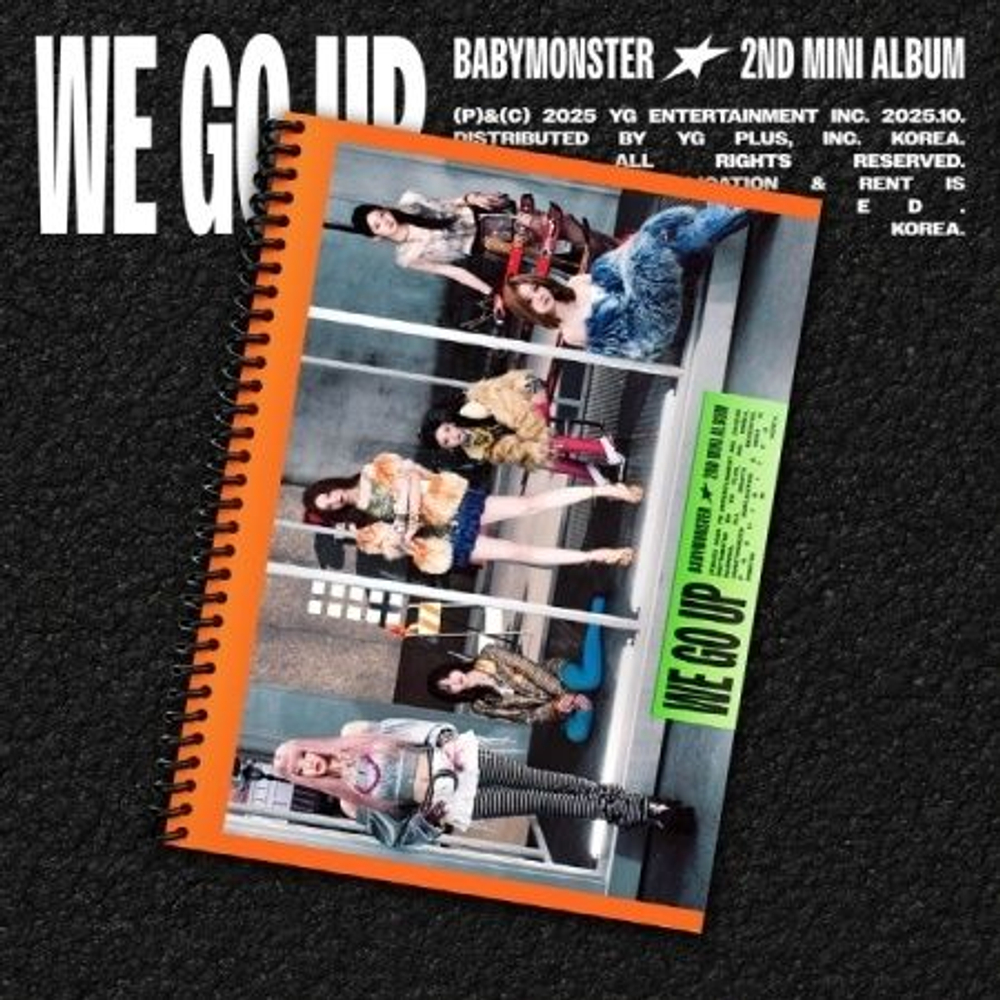 Альбом BABYMONSTER - WE GO UP 2ND MINI ALBUM PHOTOBOOK GO Version