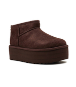 Кожаные угги w classic ultra mini UGG - коричневый(1135092)